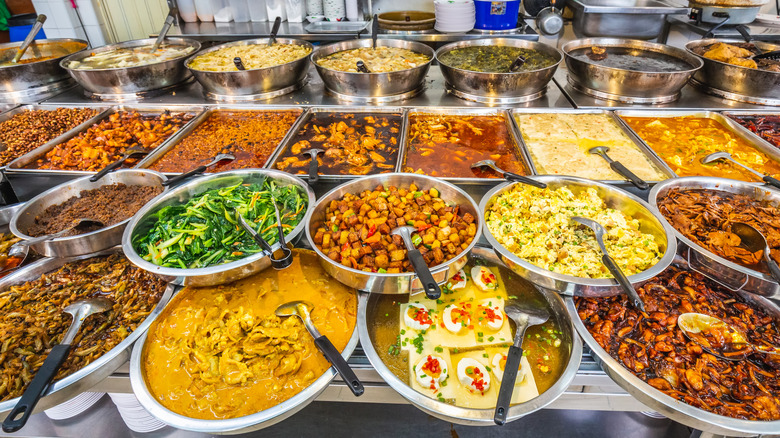 Food at the Newton Food Centre in Singapore