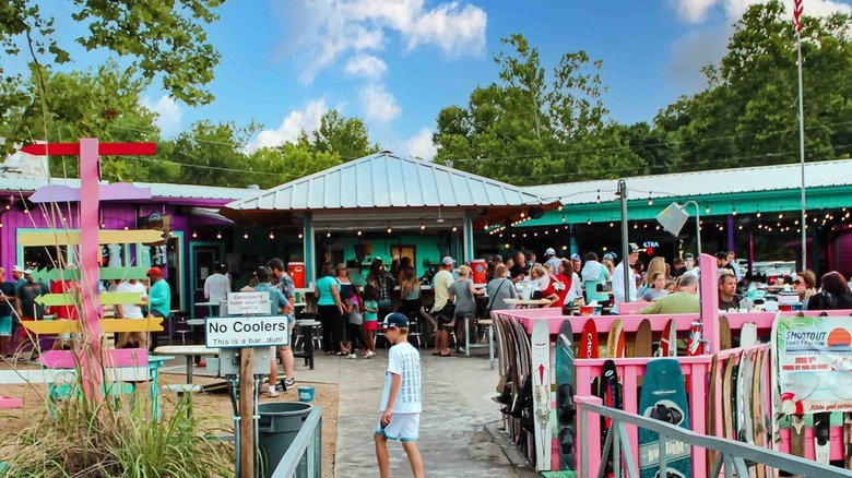 Beachfront area at Franky & Louie's