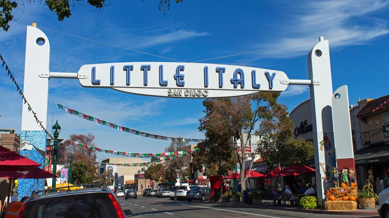 Little Italy, San Diego, landmark sign