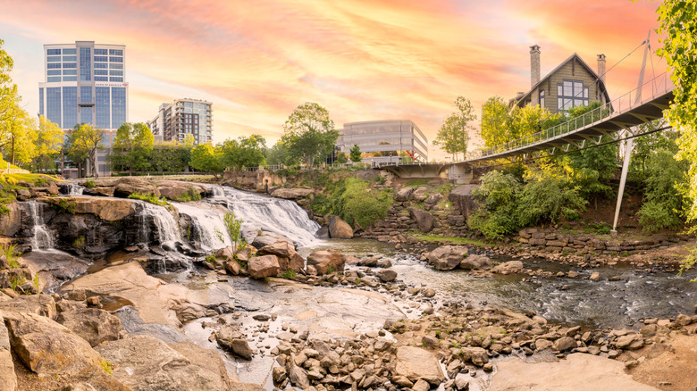 Falls Park in Greenville, SC