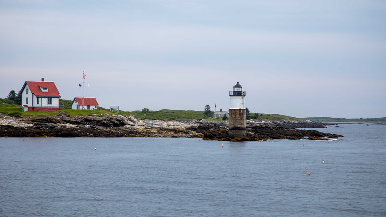 Lighthouse in Boothbay Harbor, Maine