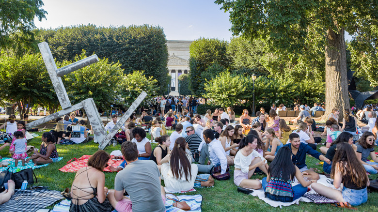 outdoor concert in DC