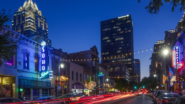 Austin, Texas at night