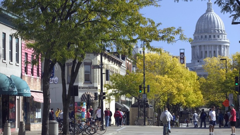 Madison, Wisconsin street