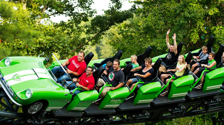 Busch Gardens roller coaster