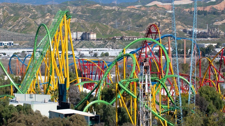 Magic Mountain coasters