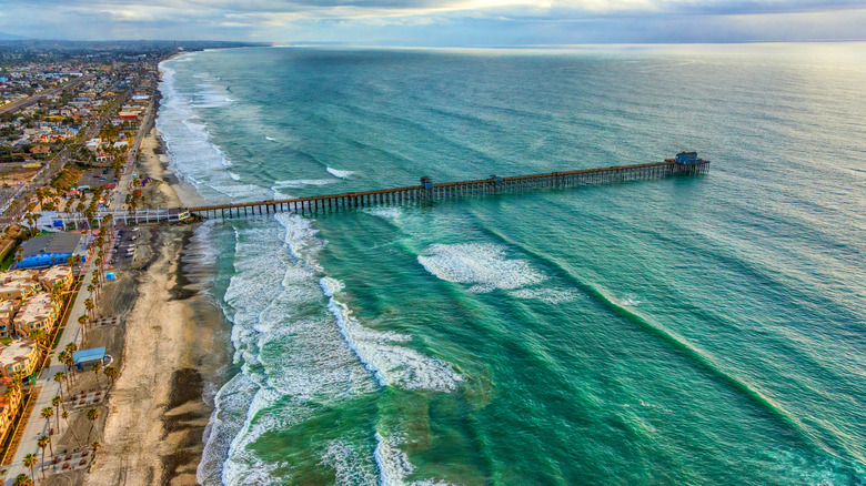 Oceanside, San Diego from above