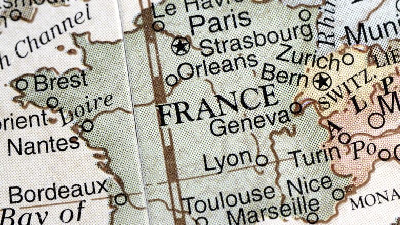 Map of France