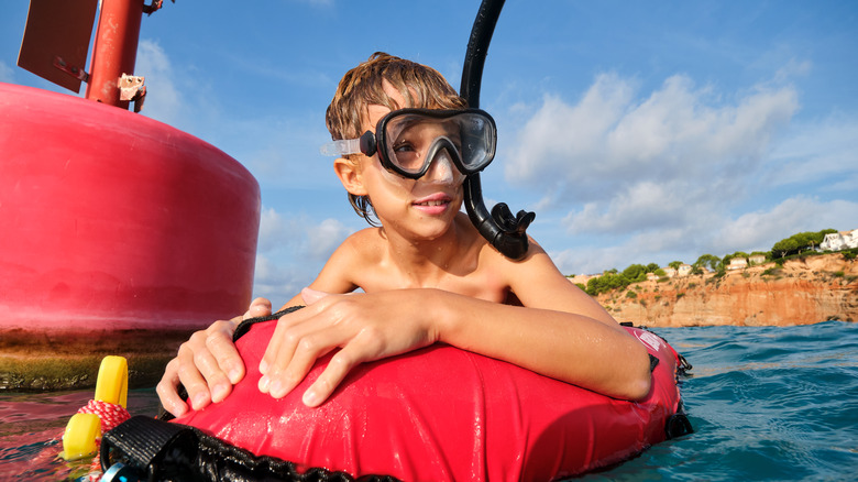 snorkeling with flotation