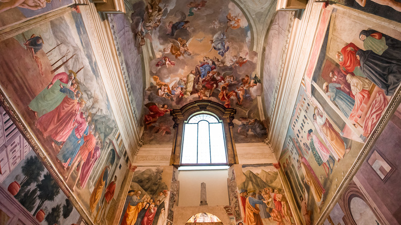 inside of Brancacci Chapel