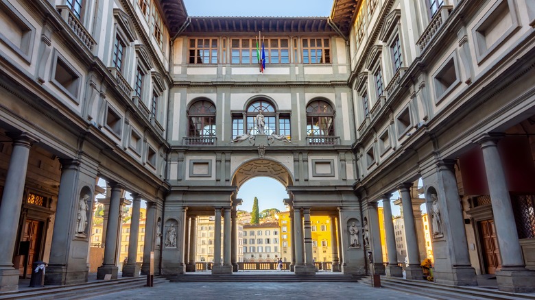 inside Uffizi Galleries