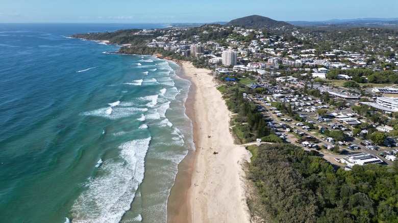 Coolum Beach from above