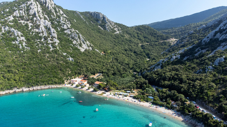 Divna Beach aerial