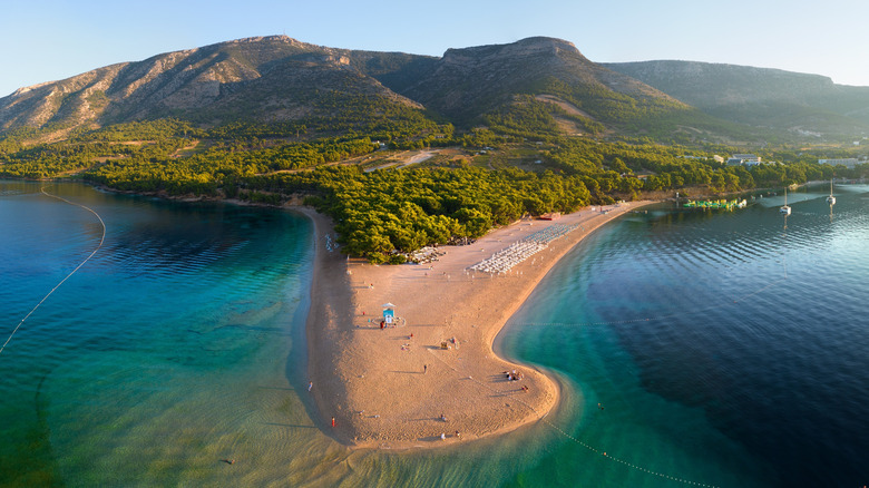 Zlatni Rat aerial view