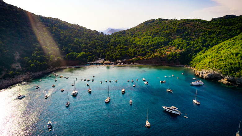 Sunj beach on Lopud island