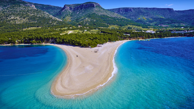 Zlatni Rat aerial view