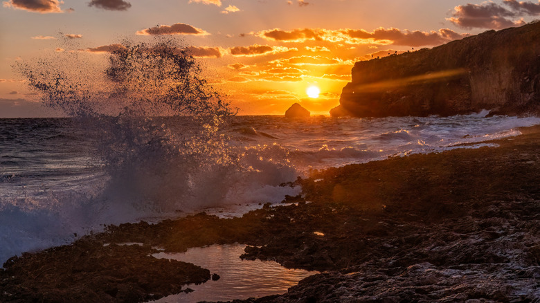 Brac Reef Beach at sunset