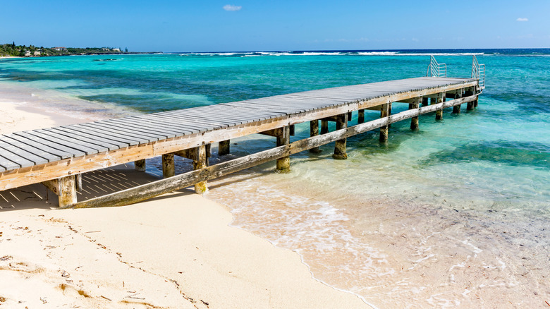 pier at Spotts Beach