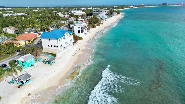 West Bay Beach aerial view