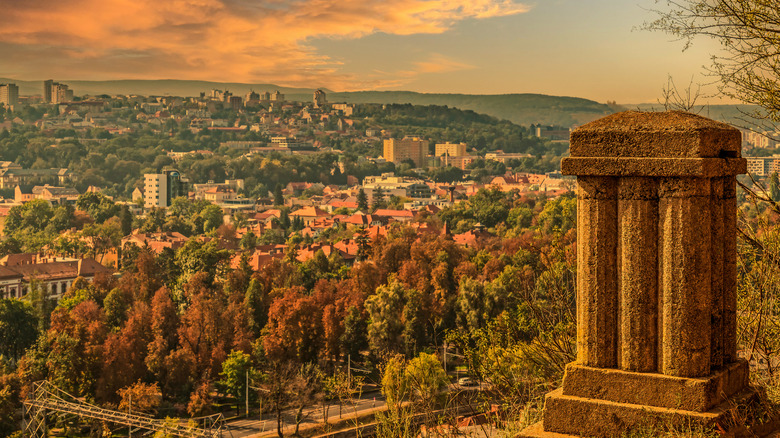 View from Citdel Hill in Cluj Napoca