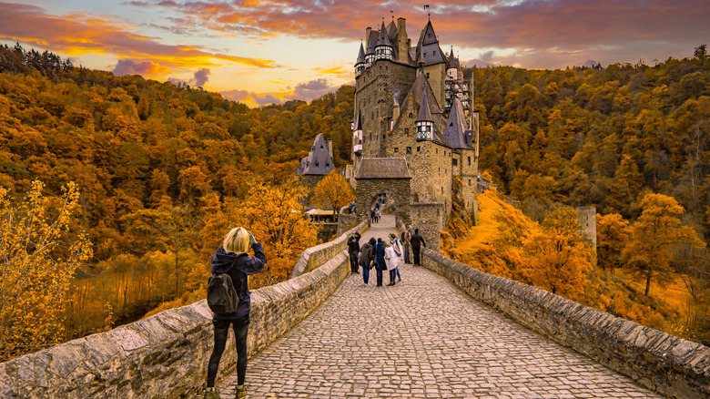 Burg Eltz Castle during fall