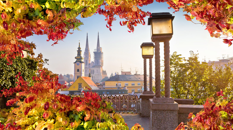 Historic towers in Zagreb