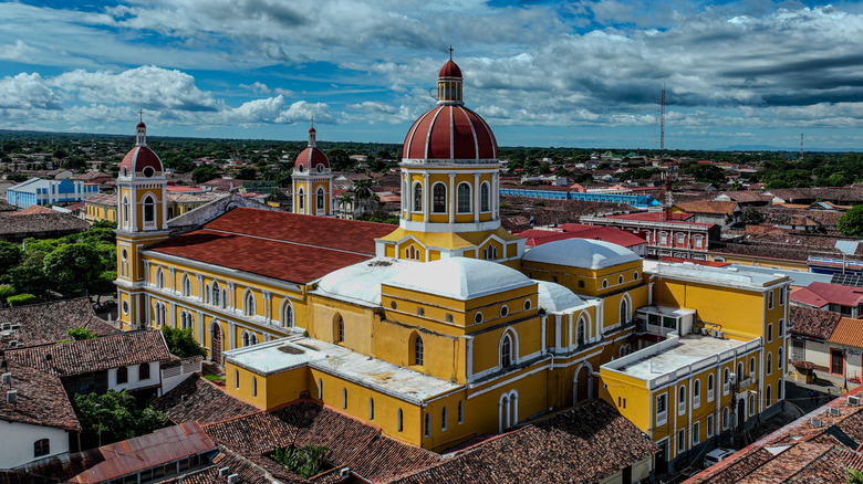 The distinctive Granada Cathedral.