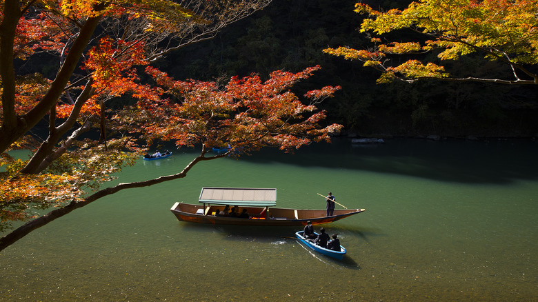 Boats in water