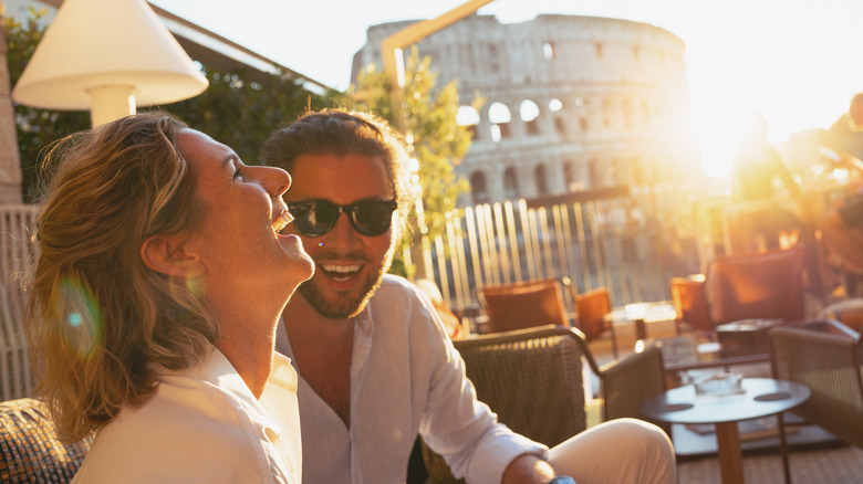 Couple in Rome