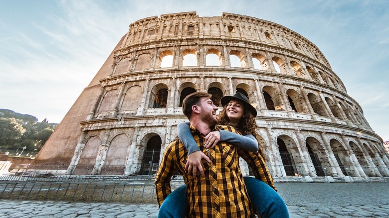 Couple in Rome