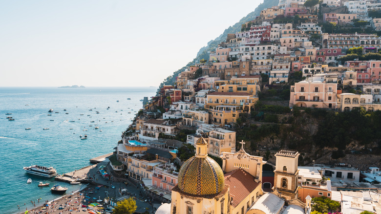 Positano landscape on Amalfi Coast