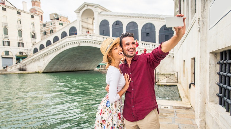 Couple in Venice