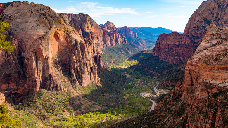 view from Zion National Park