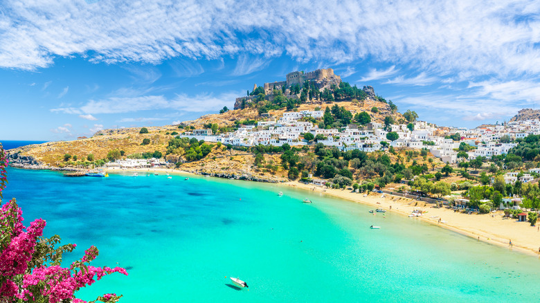 A village in Rhodes