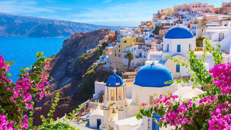 Oia village on Santorini