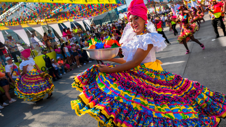 Carnival performance in Baranquilla, Colombia