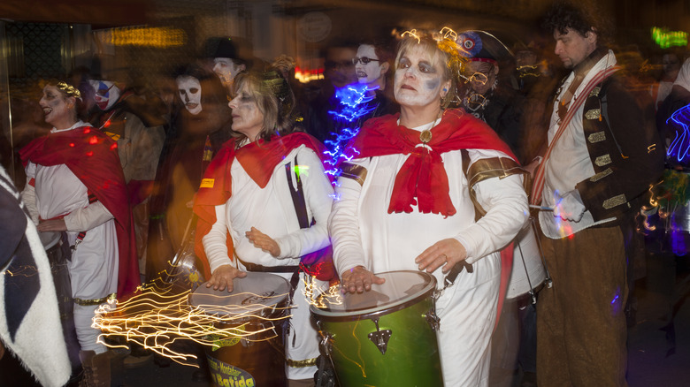 Ghost parade in Cologne, Germany