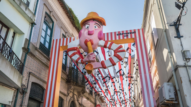 Carnival parade in Ovar, Portugal