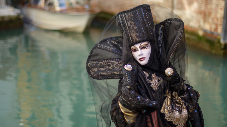 Carnival festivities in Venice, Italy