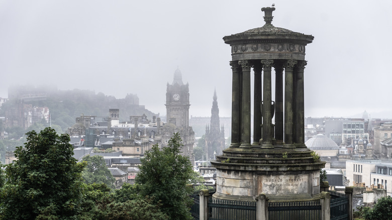 Foggy Dugald Stewart monument