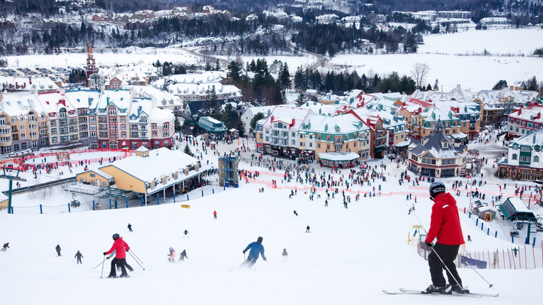 Skiing in Mount Tremblant, Canada