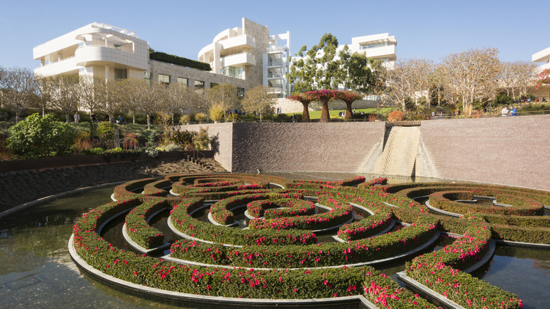 The Getty Center garden