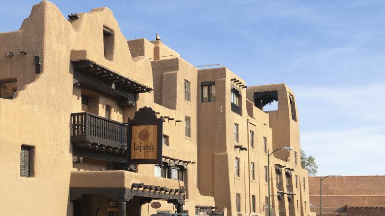 Exterior of La Fonda on the Plaza