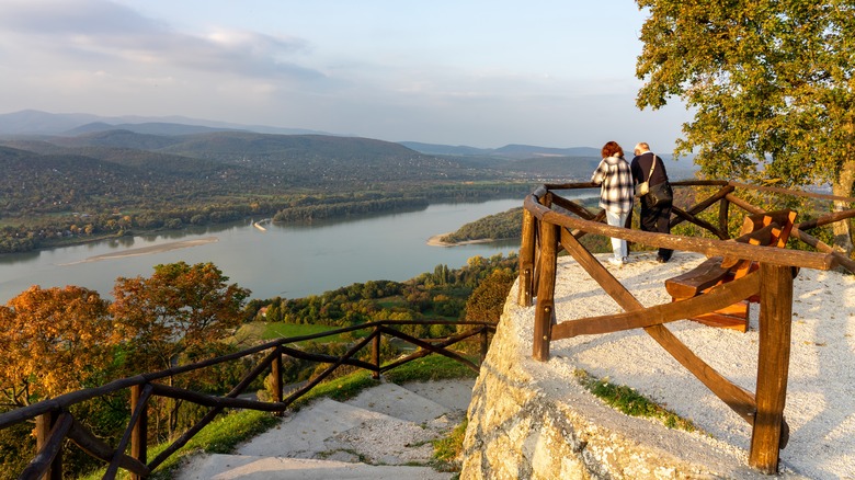 Danube Bend hiking trail viewpoint