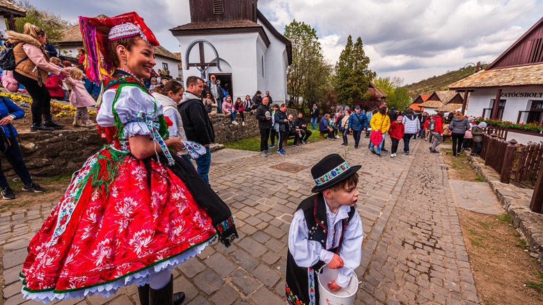 Hollókő Easter Festival in Hungary