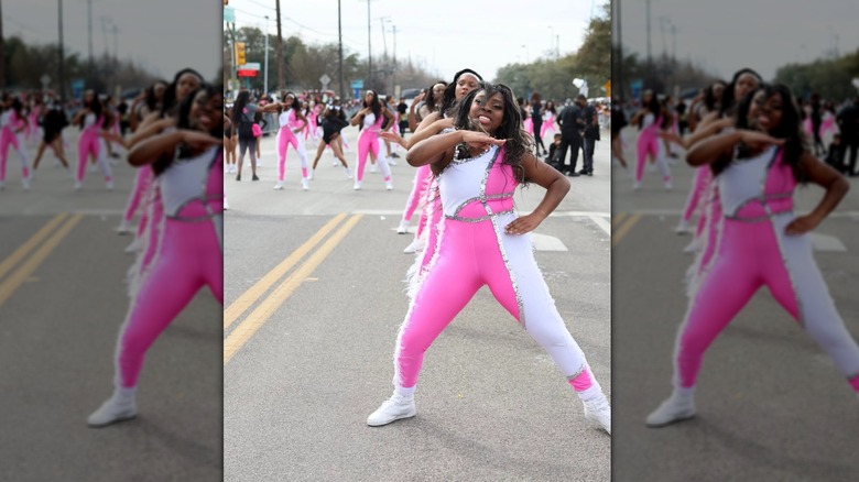 Dancers perform at the 2023 MLK Parade in Dallas, Texas