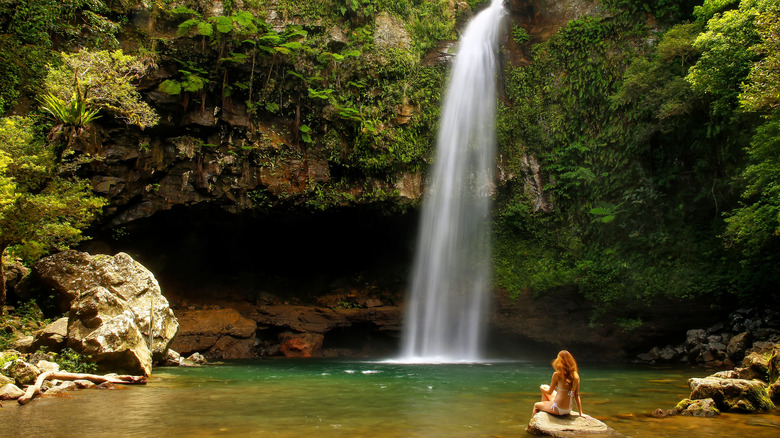 Waterfall inside Bouma National Heritage Park, Taveuni, Fiji