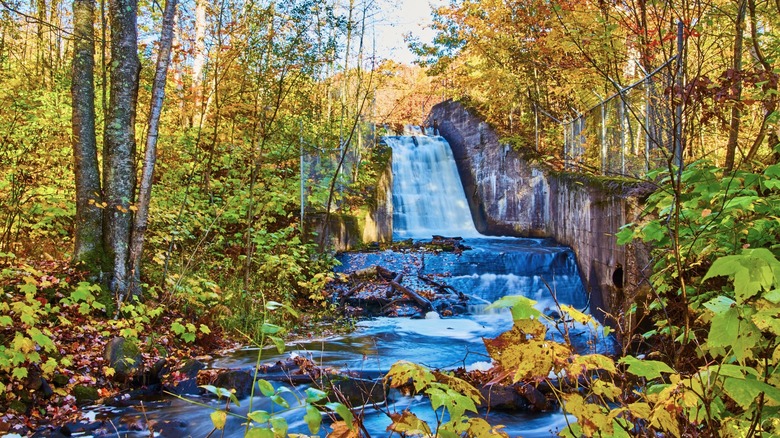 Hungarian falls of Keweenaw Michigan