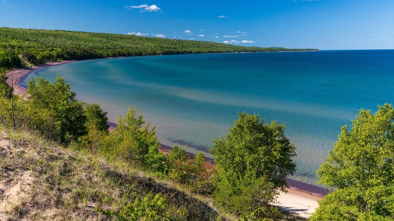 Bay along the Keweenaw Peninsula