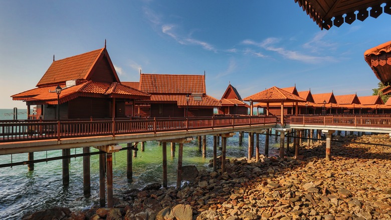 Overwater bungalows at Berjaya Langkawi